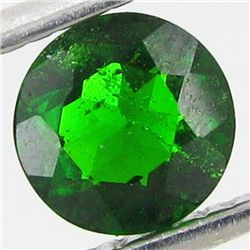 1ct Green Russia Diopside Round  (GEM-44196D)