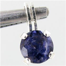 1.46twc Iolite Sterling Pendant (JEW-2685)