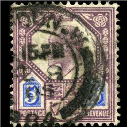 1902 Britain Edward 5p Stamp (STM-0793)