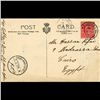 Image 1 : 1902 GB 1p on Sea Battle Postcard to Cairo SCARCE (STM-0875)