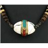 Image 2 : Tibet Shell Agate Bead Choker Necklace (JEW-3187)