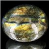 Image 1 : 595ct Large Polished Rainbow Labradorite Cabochon (MIN-001669)