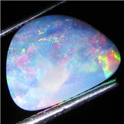 3.61ct Australian Black Opal Doublet Full Fire (GEM-36091)