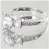 Image 2 : 17.1twc Lab Diamond White Gold Vermeil/925 Ring (JEW-3931)