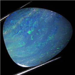 10.1ct Australian Black Opal Doublet Full Fire (GEM-36414)