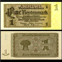 1937 Germany 1 Mark Note Crisp Unc (CUR-06661)