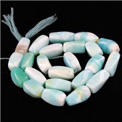 190ct Peru Blue Opal Bead Strand (JEW-4220)