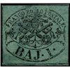 Image 1 : 1852 Papal States 1b Stamp (STM-1053)