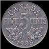 Image 2 : 1935 Canada 5c Hi Grade (COI-7922)