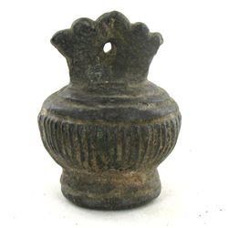 Antique Urn Shaped Bronze Opium Weight 1800s (ANT-1966)