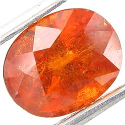 3.24ct Oval Fanta Color Spessartite Garnet (GEM-19457)