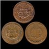 Image 2 : 1866 Indian Cent Lot of 3 Better Circulated (COI-7468)