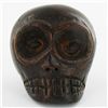 Image 1 : Handcarved Mahogany Skull Pendant (CLB-1061)