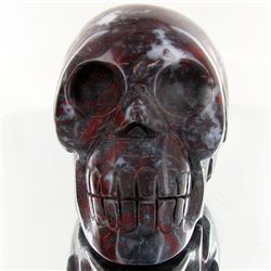 1705ct Hand Carved Agate Skull (MIN-001708)