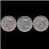 Image 1 : 1947/52 New Zealand 3p VF/XF 3pcs (COI-10213)