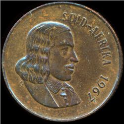 1967 S Africa 2c ERROR Rare UNC (COI-10330)