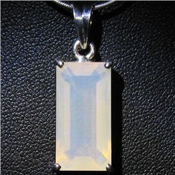 19.8twc Etheopian Jelly Opal Sterling Pendant (JEW-3915)