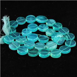 125ct Peru Blue Opal Bead Strand (JEW-4273)