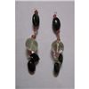 Image 1 : Natural 23.90ct Semi Precious Earring .925 Sterling