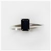 Image 1 : Natural 2.50 ctw Sapphire Emerald .925 Sterling Ring