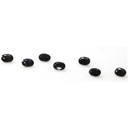 Natural 11.97ctw Black Sapphire Oval Stone 8x6 (7)