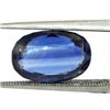 Image 2 : Natural Oval Cut Kyanite Loose Stone 5.55 CTW.