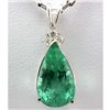 Image 1 : Genuine 11.18 ctw Ruby Light Diamond Necklace 14k