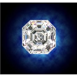 GIA Certified Asscher Cut Diamond 1.01 ctw E VVS1
