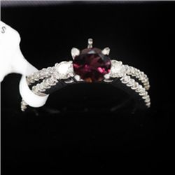 4.57g 14k White Gold Diamond Ring