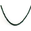 Image 3 : Natural Emerald Necklace 40.89ctw with brass clasp