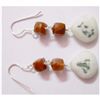 Image 1 : Natural 33.00 ctw Semi Precious Earring .925 Sterling