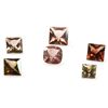 Image 1 : Natural 3.61ctw Bi-Color Tourmaline Mix Size (6) Stone