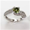 Image 1 : 4.00g 14k White Gold Diamond Ring