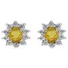 Image 1 : Genuine 1.2 ctw Citrine Earring 14k 1.9g