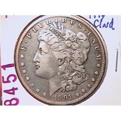 1891-O Morgan Dollar F12