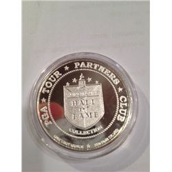 .999 PURE SILVER ONE TROY OZ ROUND PGA GOLF