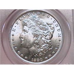 1890-O Morgan Dollar Ch MS64 PCGS