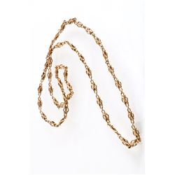 An Art Nouveau 14 Karat Gold Necklace, Early 20th Century