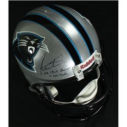 Cam Newton Signed Panthers Full-Size Helmet Inscribed No 1 Pick Overall 11 NFL Draft (Newton Holo)