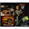Image 1 : Lot of (4) Signed NASCAR 8x10 Photos Including Carl Edwards, Joey Logano, Timothy Peters (PA LOA)