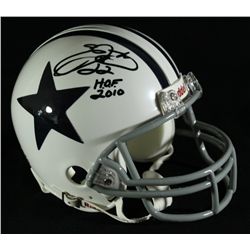 Emmitt Smith Signed Cowboys Mini-Helmet: Inscribed "HOF 2010" (Smith Hologram)