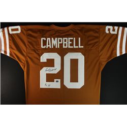 Earl Campbell Signed Texas Jersey (AAA COA)