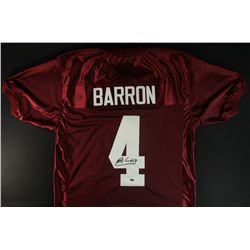 Mark Barron Signed Alabama Jersey (Barron Hologram)