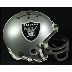 Jeff George Signed Raiders Mini-Helmet (GA COA)