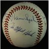 Image 2 : Multi Signed MLB Hall of Famers ONL Baseball: 12 Signatures (GA LOA)