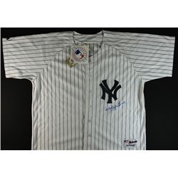Whitey Ford Signed Yankees Jersey (PSA)