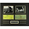 Image 1 : Marilyn Monroe & Elvis Presley Signed 16x20 Check Copy Display