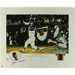 Hank Aaron Signed Braves Limited Edition 16x20 Lithograph #/2500 (GA COA)