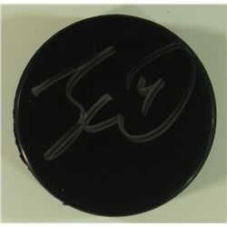 Taylor Hall Signed Hockey Puck (GA COA)