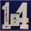 Image 2 : Y.A. Tittle Signed Giants Stat Jersey: Inscribed "HOF 71" (AAA COA)